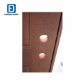 Fangda Rustic Speakeasy Stained Mahogany Wood Prehung Front Door